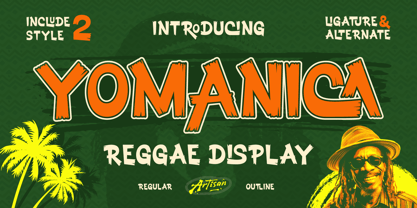 Yomanica Font Poster 1