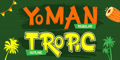 Yomanica Font Poster 4