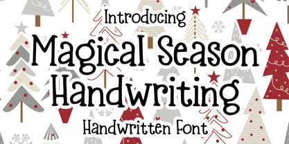 Magical Season Handwriting Font Poster 1
