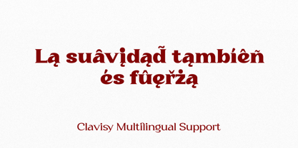 Clavisy Font Poster 9
