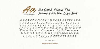 Verdons Wild Font Poster 10