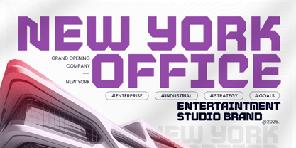 Kinetic Font Poster 5