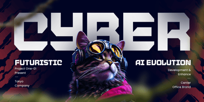 Kinetic Font Poster 3