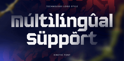 Kinetic Font Poster 13