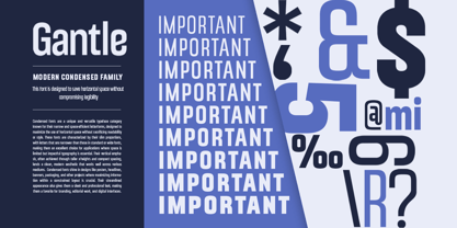 Gantle Font Poster 5