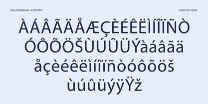 Gantle Font Poster 14
