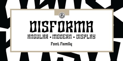 Disforma Font Poster 1