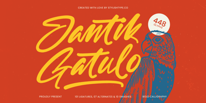 Jantik Gatulo Font Poster 1