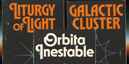 GW Astroform Font Poster 11