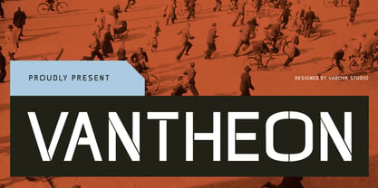 Vantheon Font Poster 1