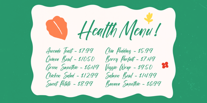 Biteful Market Font Poster 9