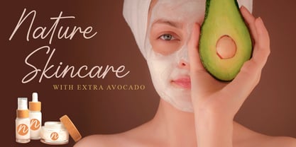 Salted Caramel Font Poster 3