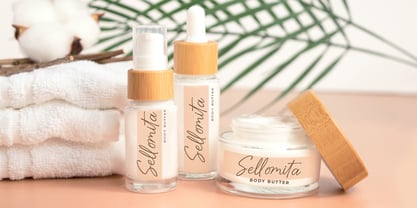 Salted Caramel Font Poster 2