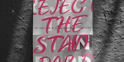 IT Stone Mark Font Poster 7