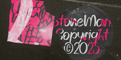 IT Stone Mark Font Poster 9