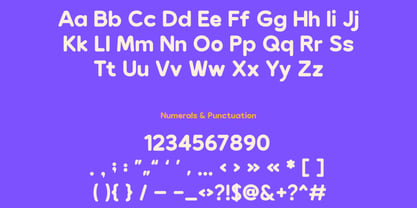 Baugy Font Poster 2