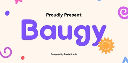 Baugy Font Poster 1