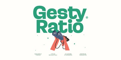 Gesty Font Poster 1