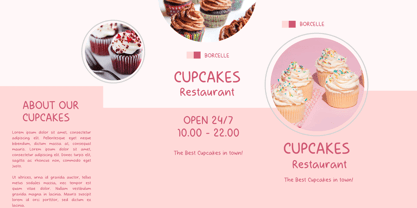 Pink Cupcake Font Poster 4