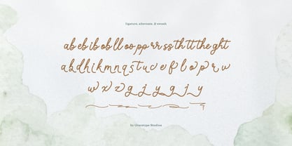 Taniella Roselinn Font Poster 12