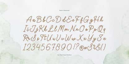 Taniella Roselinn Font Poster 10