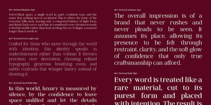 RCL Morland Font Poster 2