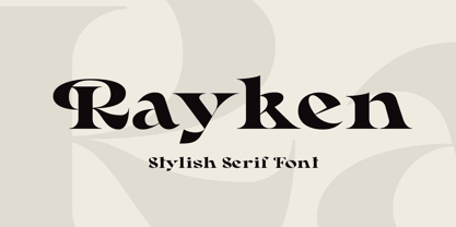 Rayken Font Poster 1
