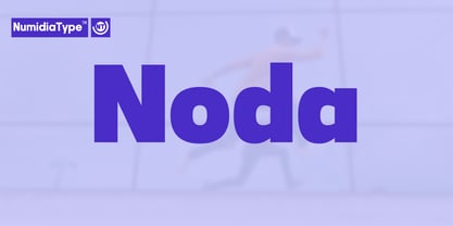 Noda Font Poster 1
