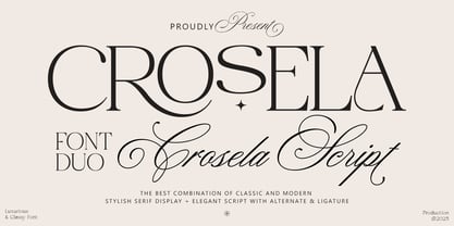 Crosela Font Poster 1