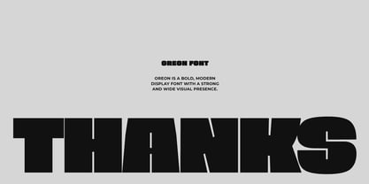 Oreon Font Poster 15