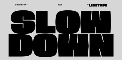 Oreon Font Poster 3