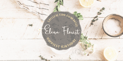 Passtyn Script Font Poster 2