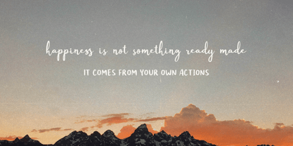 Passtyn Script Font Poster 3