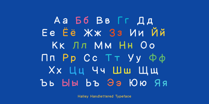 Halley Font Poster 6