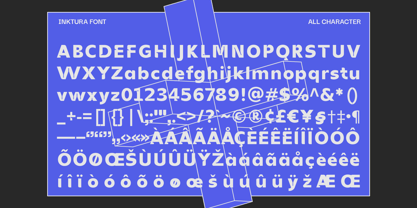IT Inktura Font Poster 5