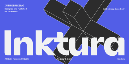 IT Inktura Font Poster 1