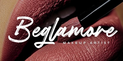 Breakline Signature Font Poster 12