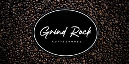 Breakline Signature Font Poster 8