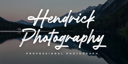Breakline Signature Font Poster 9