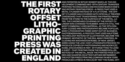 Offset Font Poster 6