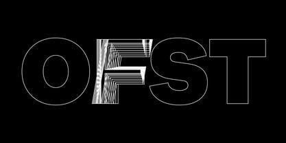 Offset Font Poster 3