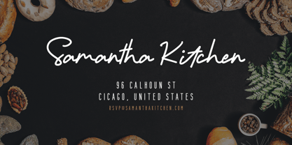 Morning Gold Font Poster 4