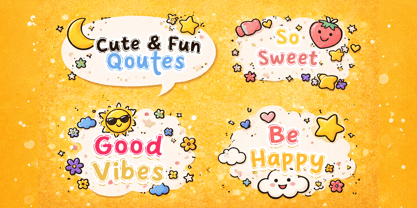 Play Note Font Poster 2