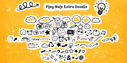 Play Note Font Poster 6