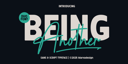 Being Another Font Poster 1