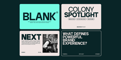 GC Protage Font Poster 9
