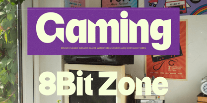 Eight Star Font Poster 9