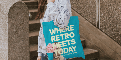 Eight Star Font Poster 5