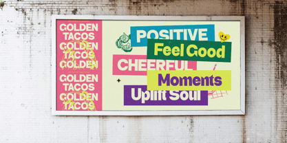 Eight Star Font Poster 13