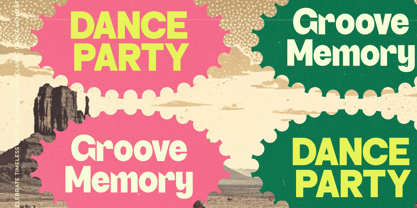 Eight Star Font Poster 11